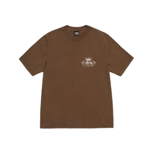 Stussy Merch Built Last Brown T-Shirt | Unique clothes