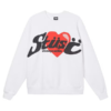 Stussy Merch Heart White Sweatshirt