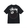 Stussy Merch 8 Ball Crop Black T-Shirt