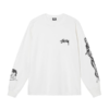 Stussy Merch Fleece White Sweatshirt